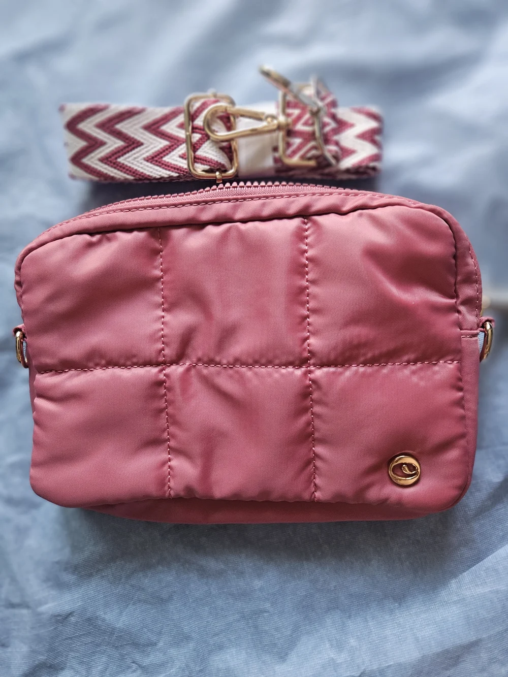 Crossbody Bags for Women Cross Body Purse with Guitar Strap Lightweight Puffer